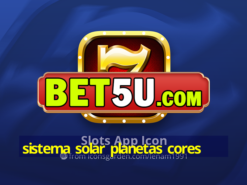 sistema solar planetas cores